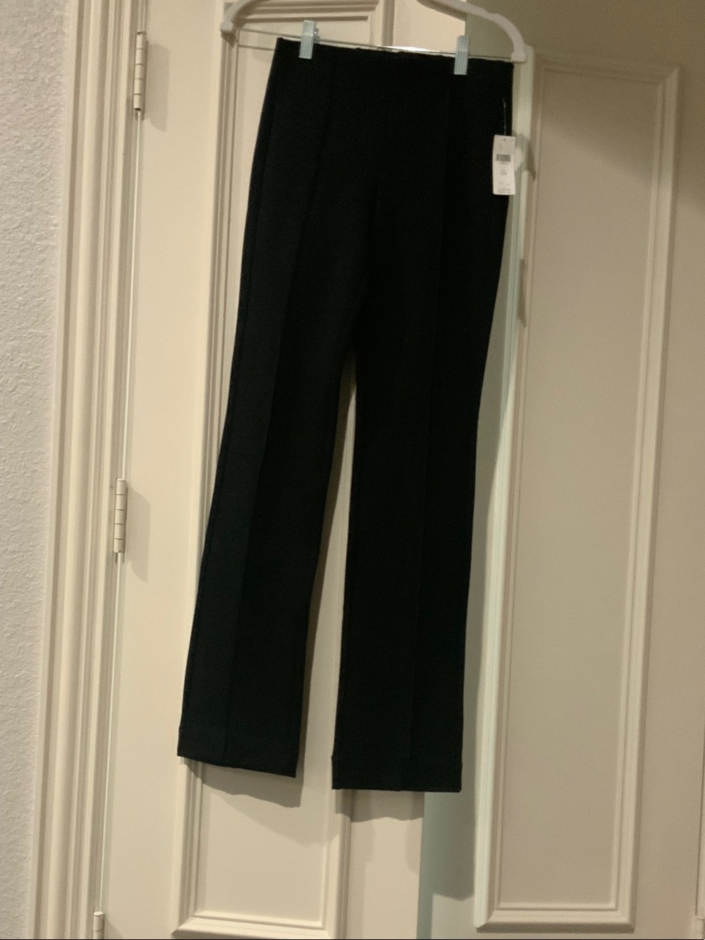 Maeve Black Straight-Leg Dress Pants